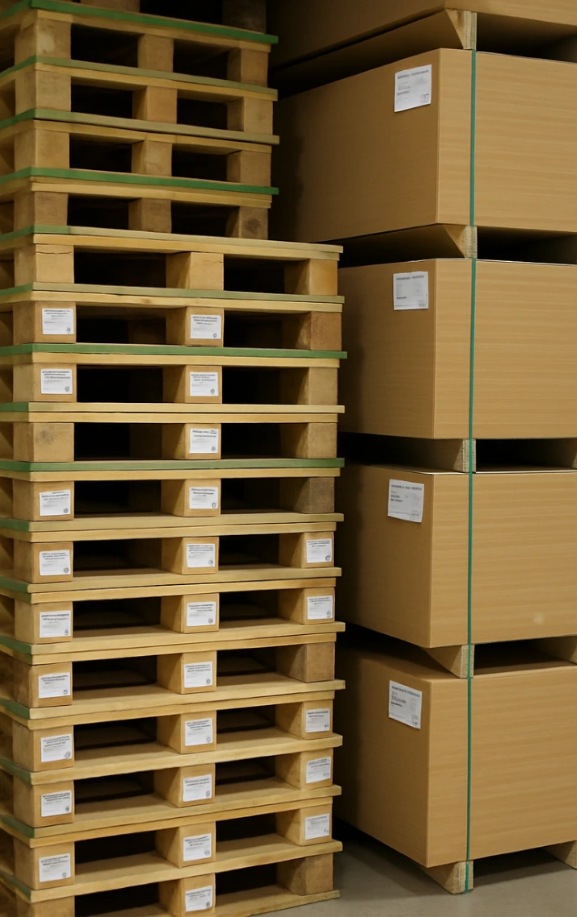 Etiquetas de Cera, Etimex Digital, Etiqueta de color, Etiquetas para logistica en pallets de madera y cajas.