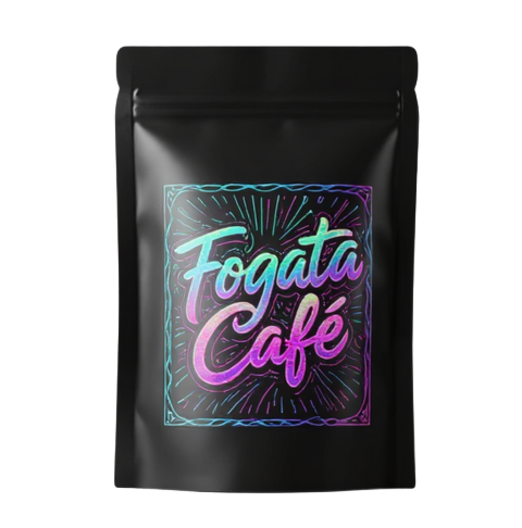 Mockup de una bolsa sellada con una etiqueta Fosforescentes, Fabricante: Etimex Digital en Mexico.