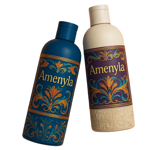 Mockup de botellas con su respetivas etiquetas de color, Fabricante: Etimex Digital en Mexico.
