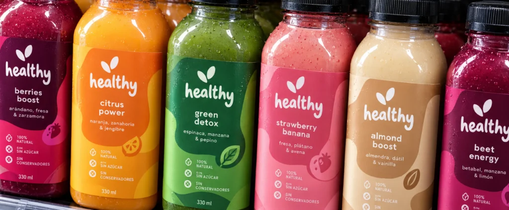 Etiquetas para productos saludables