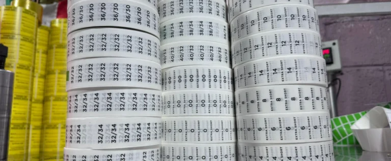 Fabricante de Etiquetas para talla de ropa en México